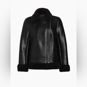 Mercer Collective Amy Faux Leather Shearling Jacket